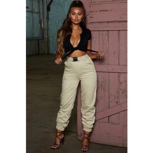 Oh Polly Reporting For Duty High Waisted Joggers 4